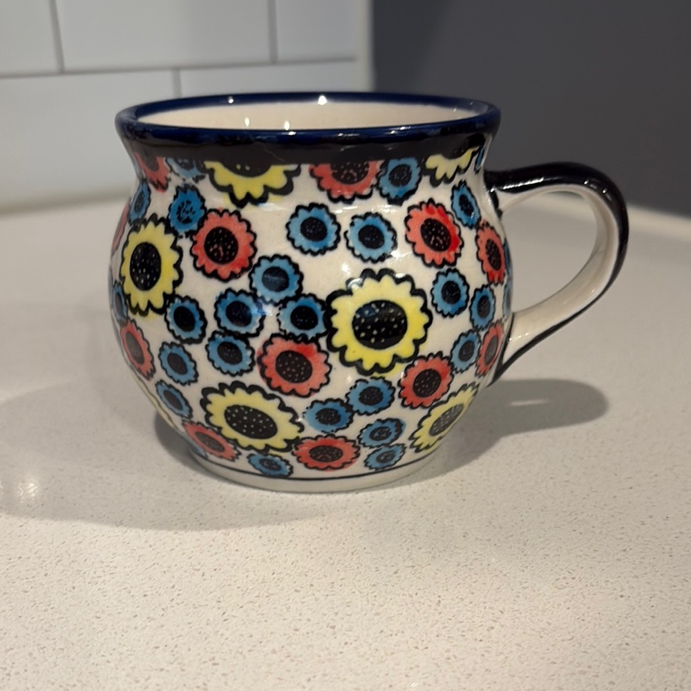 Polish Pottery Bubble Mug